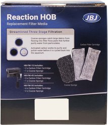 JBJ Aquarium HB-45 Reaction HOB Aquarium Replacement Filter Media, 2 count slide 2 of 3