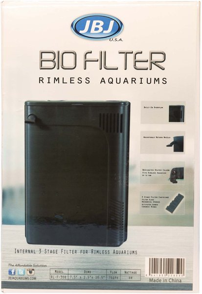 JBJ Aquarium Rimless Aquariums 76 GPH Bio Aquarium Filter slide 1 of 1