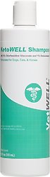 VetWELL Ketoconazole Chlorhexidine Skin Infections, Growths, Abrasions, Acne, & Hot Spots Oatmeal & Aloe Mint Scent Medicated Dog & Cat Shampoo, 12-oz slide 1 of 4