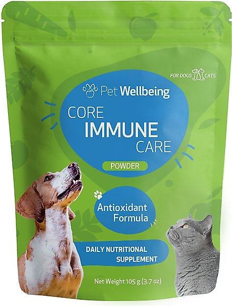Pet Wellbeing Core Immune CARE Beef Flavored Powder Immune Supplement for Dogs & Cats, 3.7-oz bottle slide 1 of 3