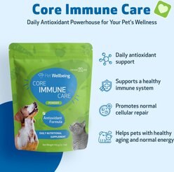Pet Wellbeing Core Immune CARE Beef Flavored Powder Immune Supplement for Dogs & Cats, 3.7-oz bottle slide 2 of 3