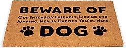 BirdRock Home Beware of Dog' Coir Doormat slide 1 of 7