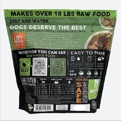 Nature's Diet Fresh Turkey Simply Raw Freeze-Dried Dog Food, 3-lb bag slide 2 of 8