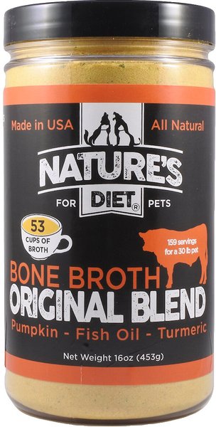 NATURE S DIET Original Blend Beef Bone Broth Dry Dog Cat Food