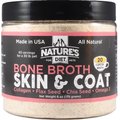 Nature's Diet Skin & Coat Bone Broth Dry Dog & Cat Food Topping, 6-oz jar