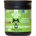 Nature's Diet Toothbrush Systemic Plaque Remover Dry Dog Food Topping, 14.8-oz jar