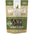 Nature's Diet Lamb Liver Raw Freeze-Dried Dog Treats, 3.5-oz pouch