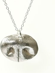 Precious Metal Prints Custom Silver Pet Nose Pendant slide 1 of 2