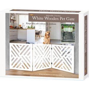 Etna Adjustable 3 Section Wooden Dog Gate