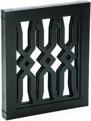 Etna Wood Diamond Twist Design Dog Gate slide 2 of 5