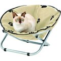 Etna Khaki Round Folding Cat & Dog Cot