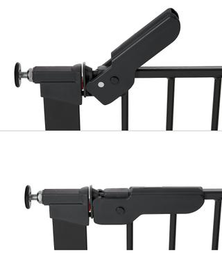 Show full view: Scandinavian Pet Premier Extra Tall Pressure Fit Dog Gate, Black slide 3 of 4