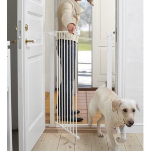Scandinavian Pet Premier Extra Tall Pressure Fit Dog Gate, White