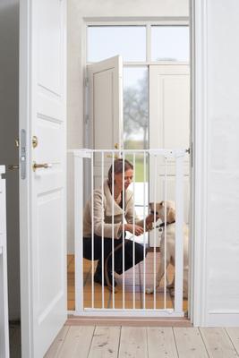 Show full view: Scandinavian Pet Premier Extra Tall Pressure Fit Dog Gate, White slide 3 of 7