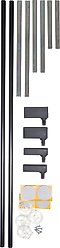 Scandinavian Pet Premier Extra Tall Dog Gate Extension Kit, 2.8-in, 2 count, Black slide 2 of 3