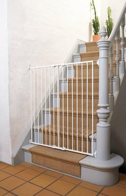 Show full view: Scandinavian Pet Streamline Extra Tall Wall Mounted Dog Gate, White slide 5 of 8