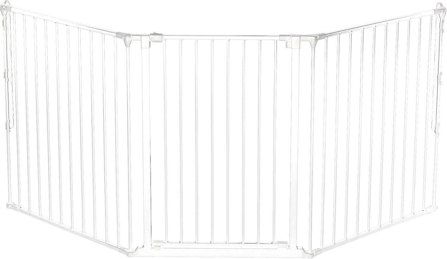 SCANDINAVIAN PET FLEX Large Extra Tall Dog Safety Gate, White