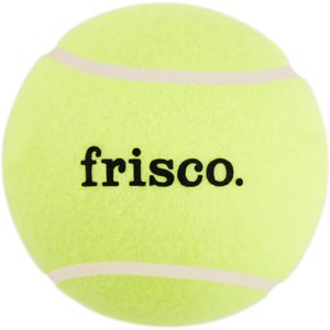 Frisco Fetch Squeaking Tennis Ball Dog Toy, X-Large