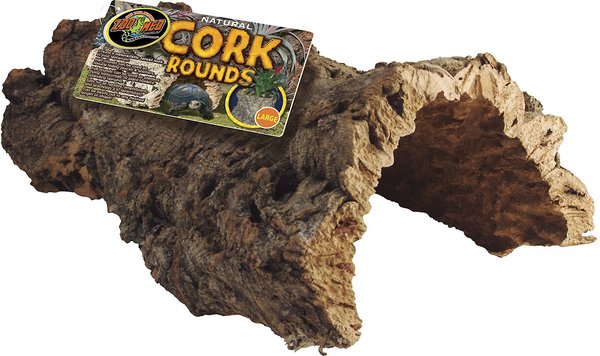 Zoo Med Natural Large Cork Rounds Reptile Hideout slide 1 of 2