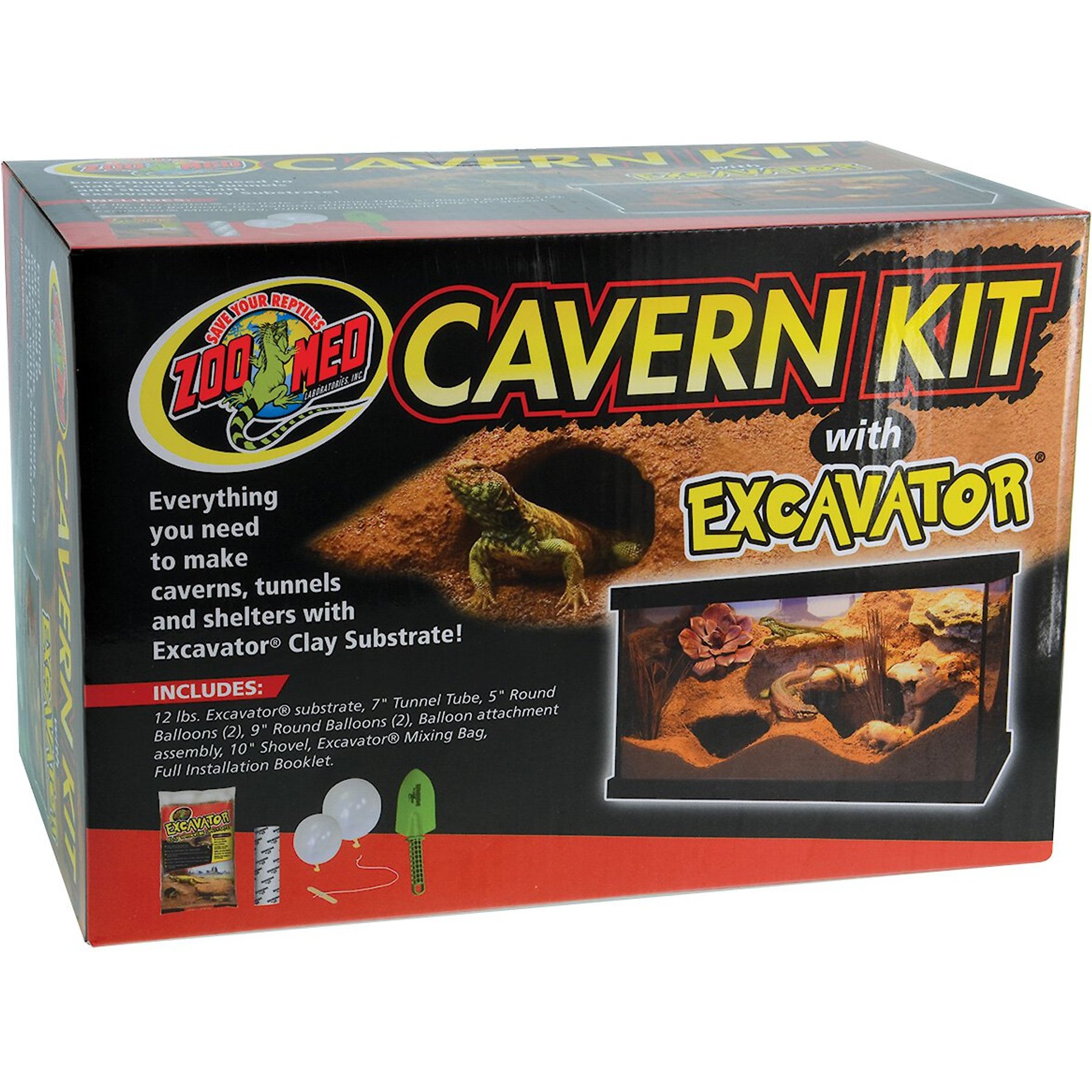 Cavern Kit with Excavator® Clay Burrowing Substrate