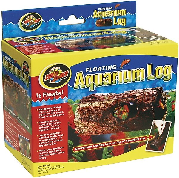 Zoo Med Floating Aquarium Log Fish & Reptile Hideout, Small slide 1 of 2