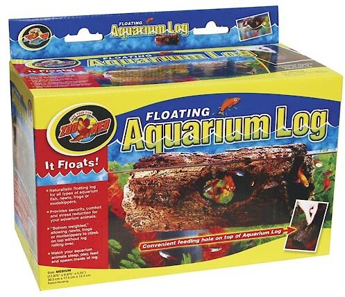 Zoo Med Floating Aquarium Log Fish & Reptile Hideout, Medium slide 1 of 1