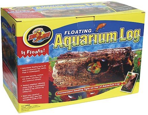 Zoo Med Floating Aquarium Log Fish & Reptile Hideout, Large slide 1 of 1