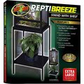 Zoo Med ReptiBreeze Stand with Shelf Reptile Cage Cover, X-Large