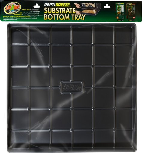 Zoo Med Substrate Bottom Tray for ReptiBreeze Reptile Cage, 24 x 24-in
