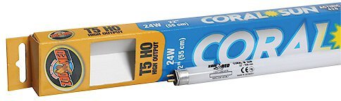 Zoo Med 420nm Actinic Coral Sun T5-HO Fluorescent Aquarium Bulb, 24 x 24-in slide 1 of 1