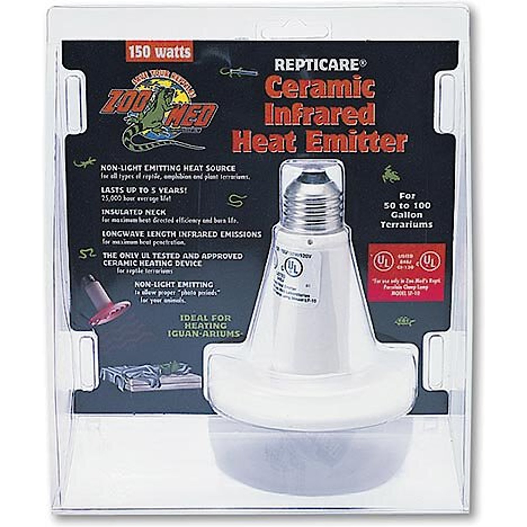 ZOO MED ReptiCare Ceramic Infrared Heat Emitter