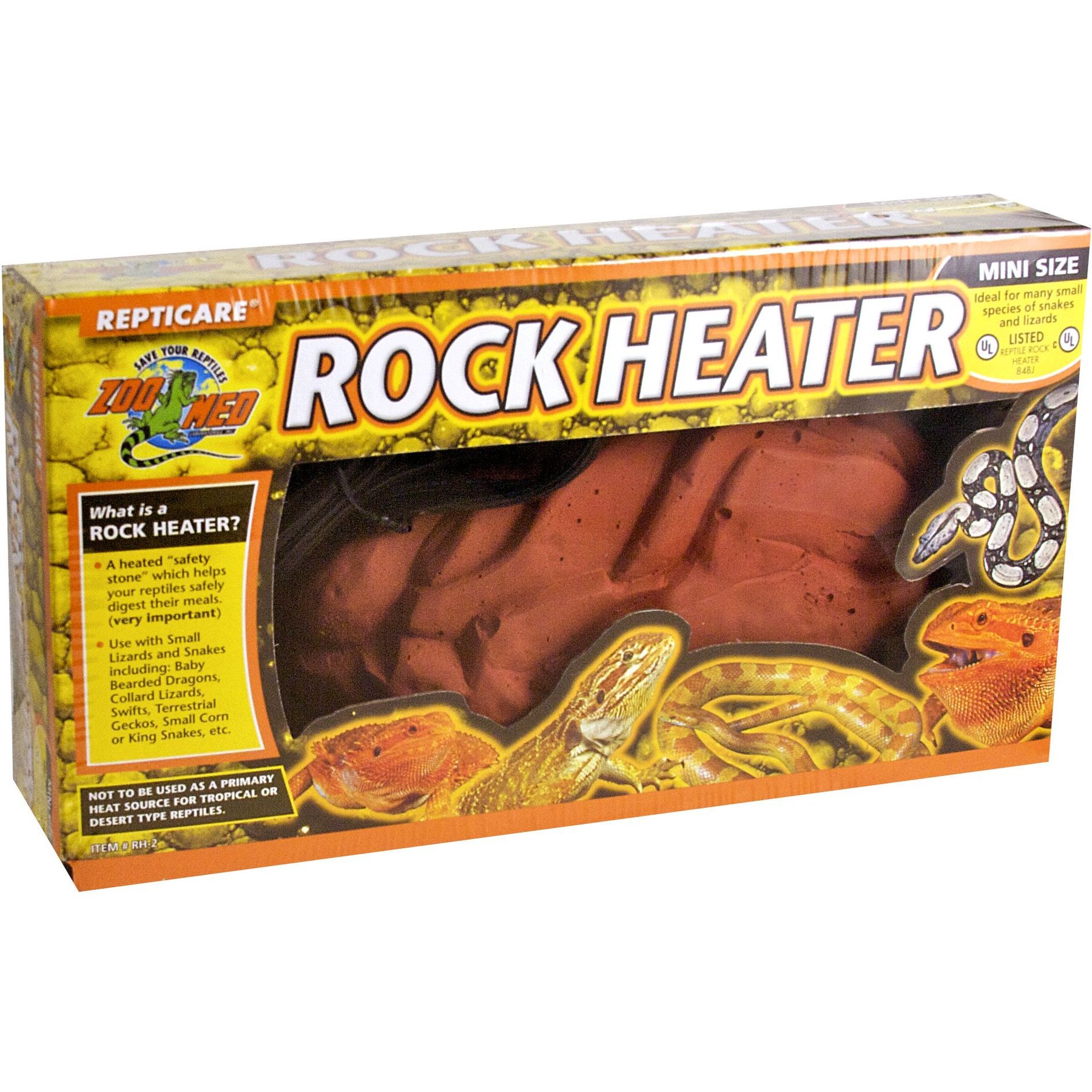 ZILLA Terrarium Heat Mat Reptile Heater, 4-watt 