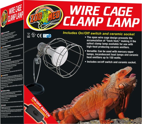 Zoo Med Wire Cage Clamp Reptile Lamp slide 1 of 2