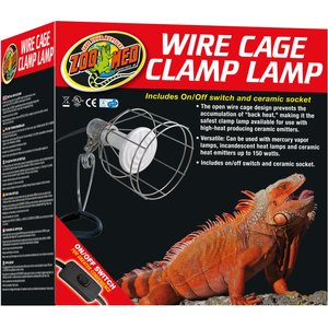 Zoo Med Wire Cage Clamp Reptile Lamp