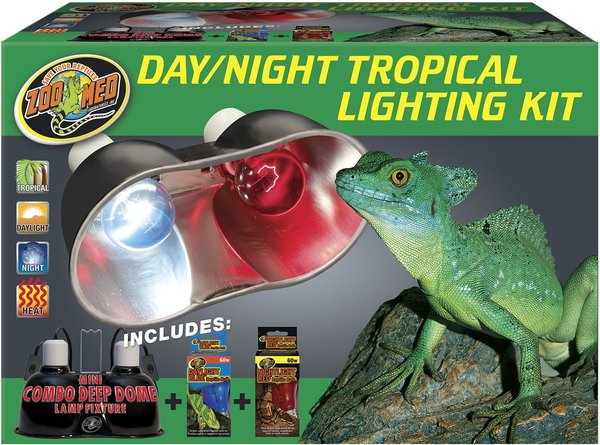 Zoo Med Day/Night Tropical Lighting Reptile Kit slide 1 of 4