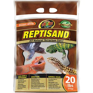 Zoo Med ReptiSand Reptile Sand, Desert White, 20-lb bag