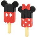 Disney Mickey Mouse Ice Pop Latex Squeaky Toy + Minnie Mouse Ice Pop Latex Squeaky Dog Toy
