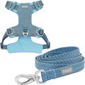 Frisco Outdoor Lightweight Ripstop Nylon Harness + Heathered Dog Leash