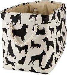 Bone Dry Dog Show Rectangular Polyester Dog & Cat Collapsible Storage Bin, Large