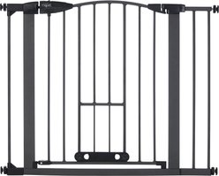 MyPet Wide Deco EasyPass Pet Gate, 30" High - Graphite slide 2 of 7