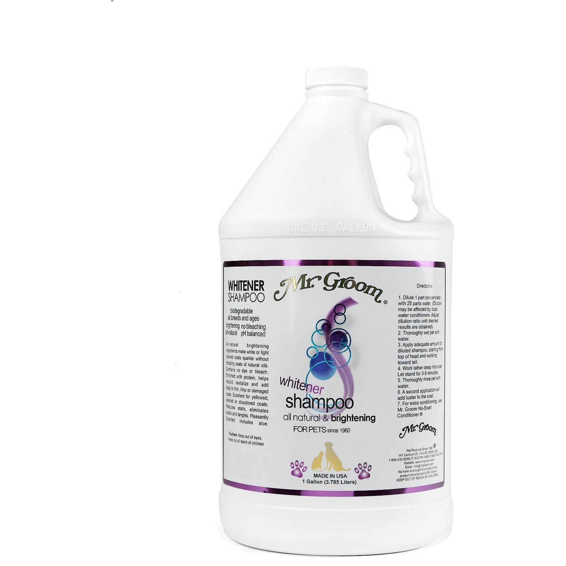 MR. GROOM Whitener Pet Shampoo 1 gal bottle Chewy