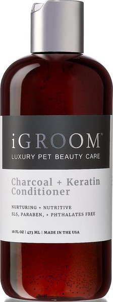 iGroom Charcoal & Keratin Dog Conditioner, 16-oz bottle, bundle of 2 slide 1 of 1