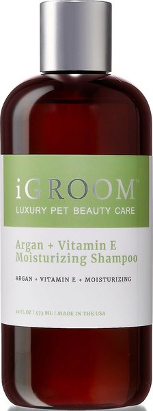 iGroom Argan & Vitamin E Moisturizing Dog Shampoo, 16-oz bottle, bundle of 2 slide 1 of 1