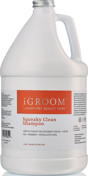 iGroom Squeaky Clean Dog Shampoo, 1-gal bottle, bundle of 2 slide 1 of 1