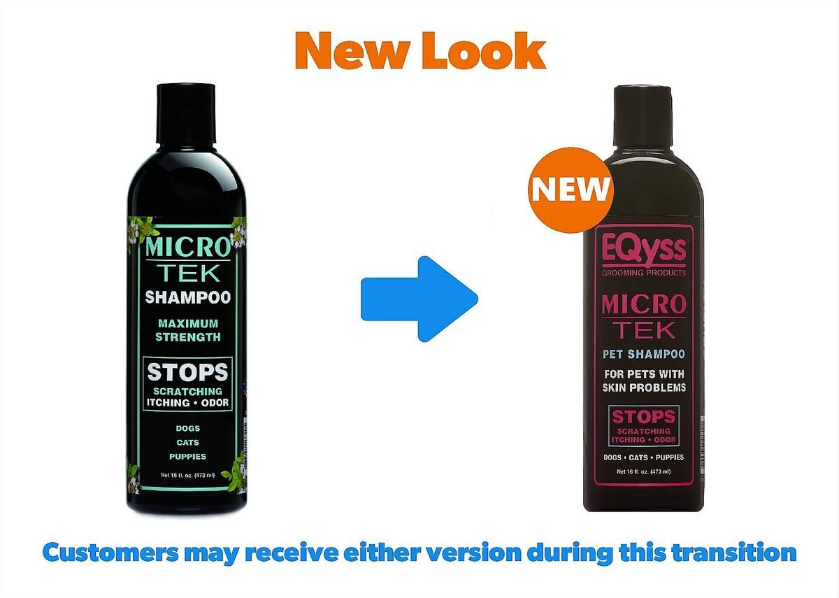 EQYSS GROOMING PRODUCTS MicroTek Dog & Cat Shampoo, 2 count