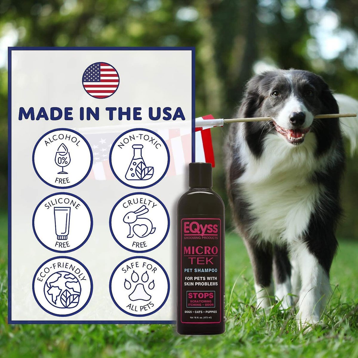 EQYSS GROOMING PRODUCTS MicroTek Dog & Cat Shampoo, 2 count