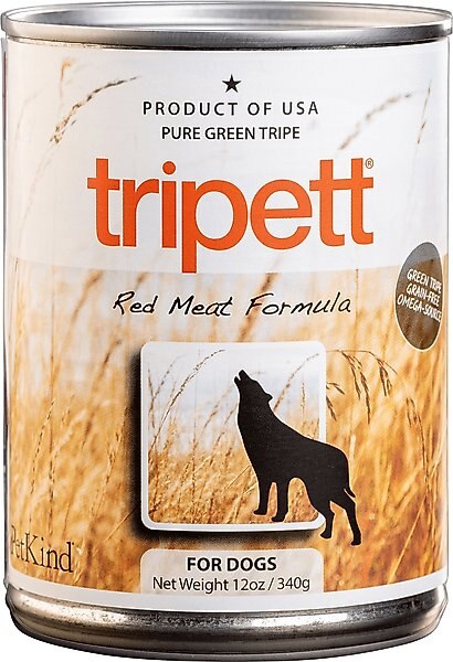 PetKind Tripett Red Meat Formula Grain-Free Wet Dog Food, 12-oz can, case of 12 slide 1 of 2
