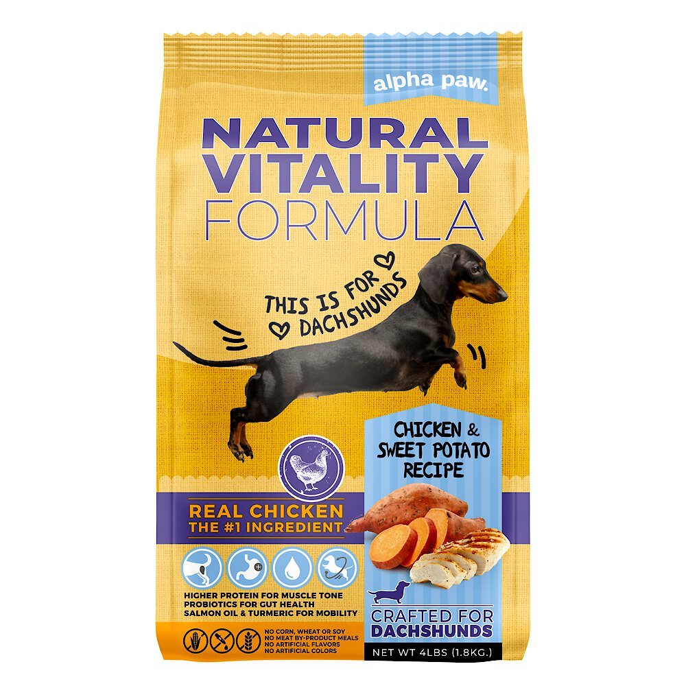 ALPHA PAW Natural Vitality Dachshund Food reviews Chewy