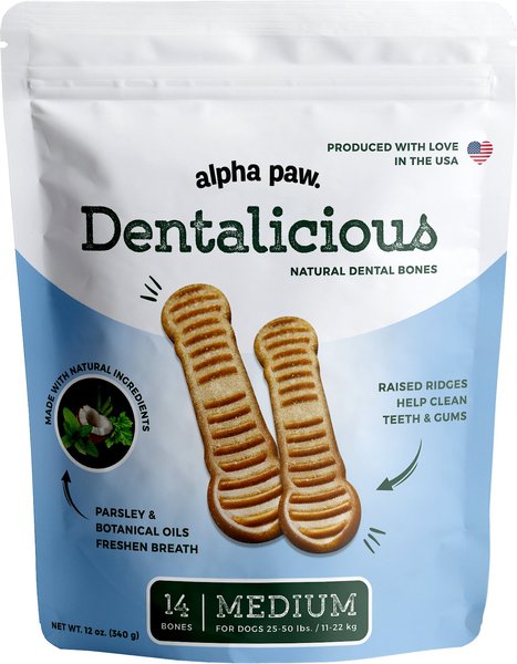 Alpha Paw Dentalicious Doggy Sticks Medium Dental Dog Treats