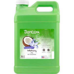 TropiClean Whitening Awapuhi & Coconut Shampoo, 2.5-gal bottle, bundle of 2